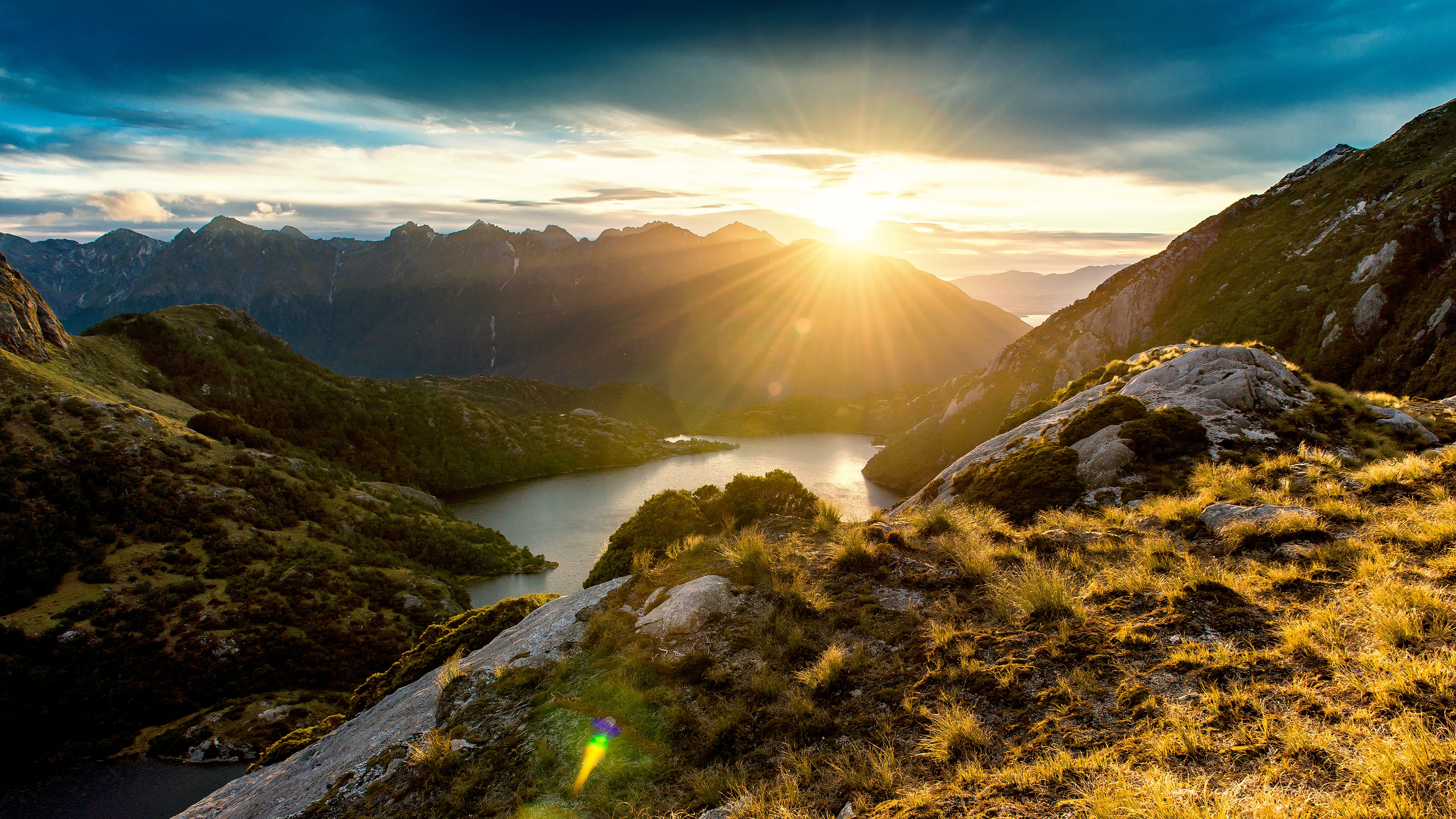 fiordland mountain sunrise 3840 x 2160 23