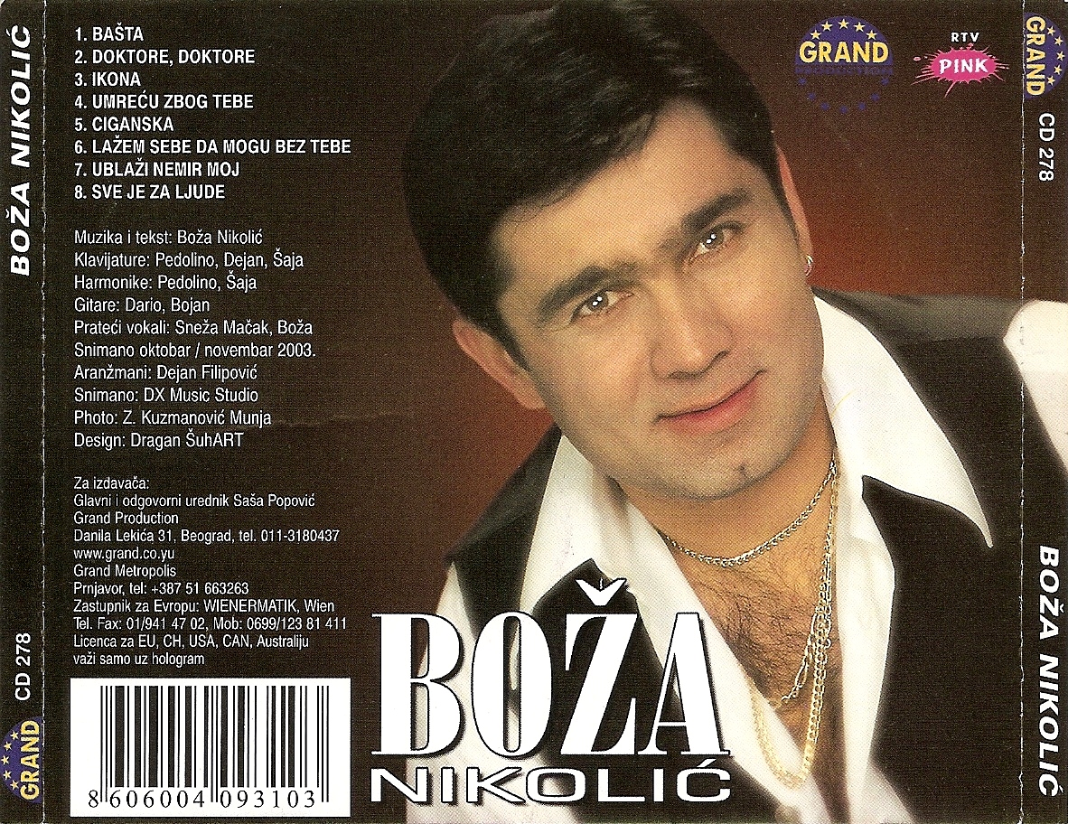 Boza Nikolic 2004 Ikona Zadnja