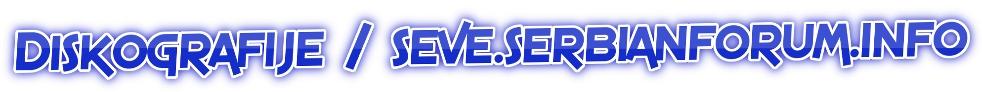 Diskografije za 1