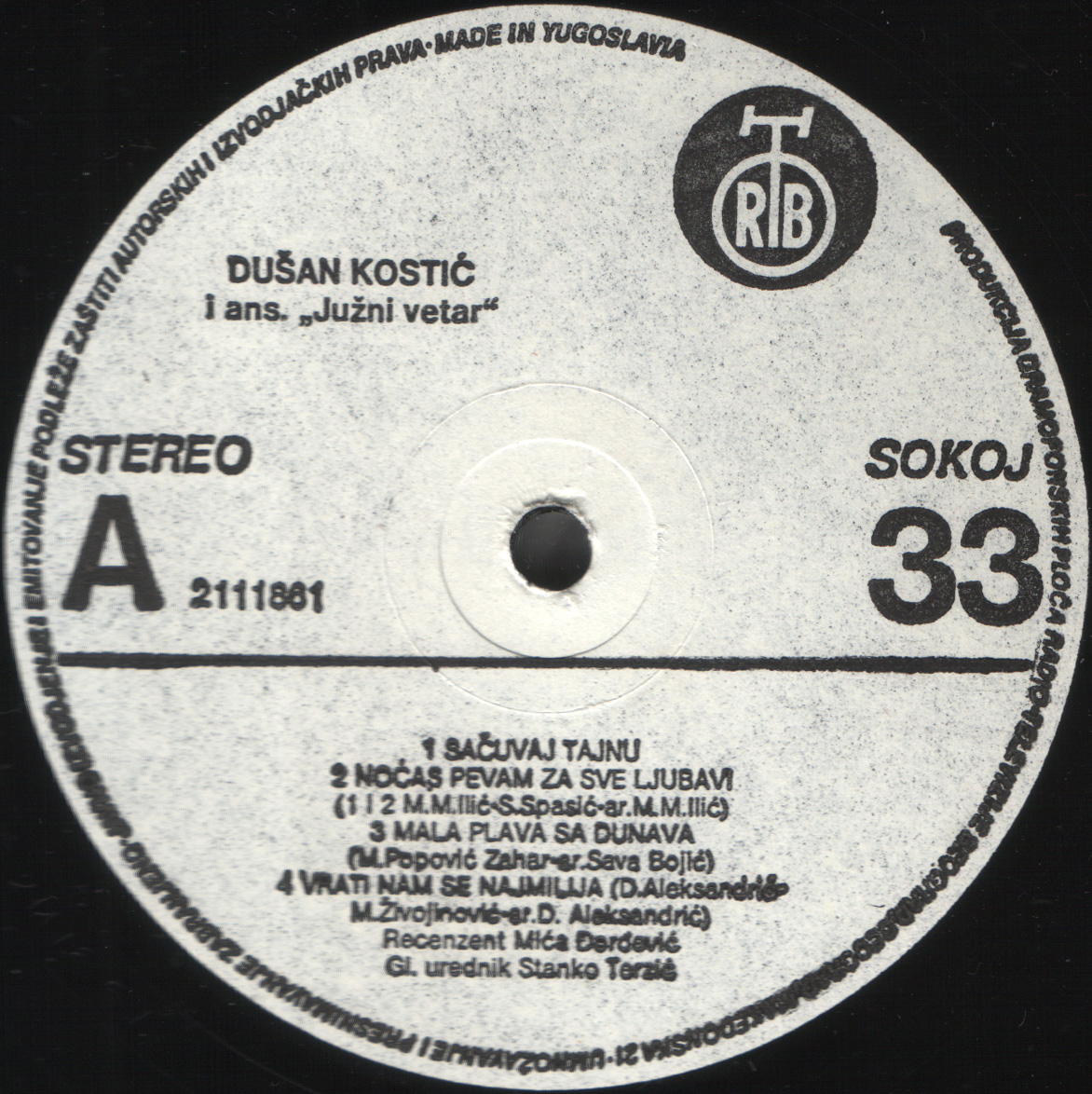 Dusan Kostic 1983 A