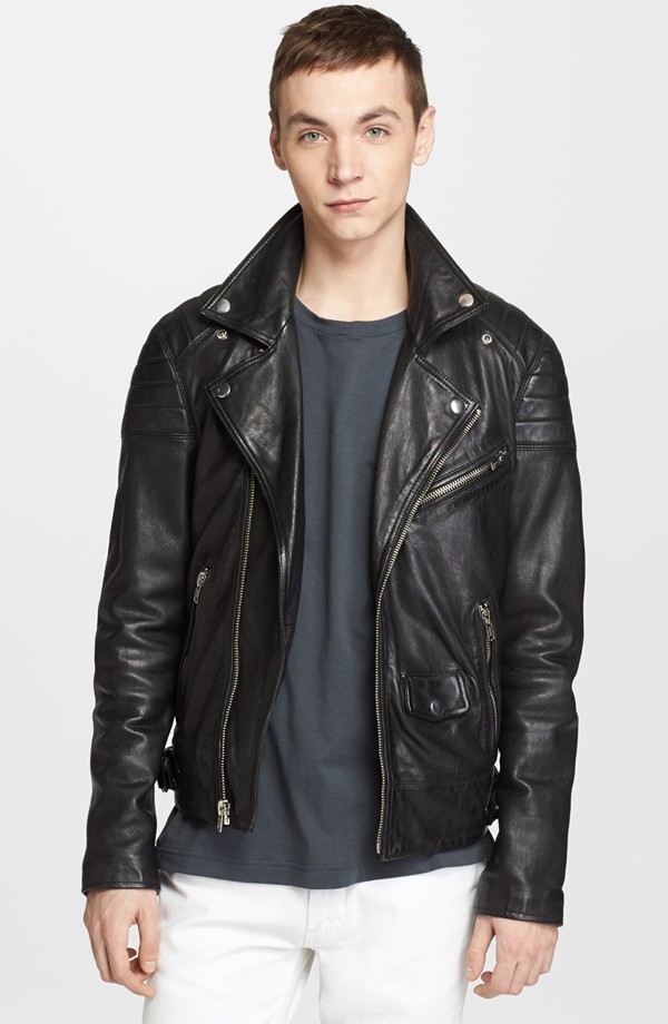 BLK DNM Leather Moto Jacket